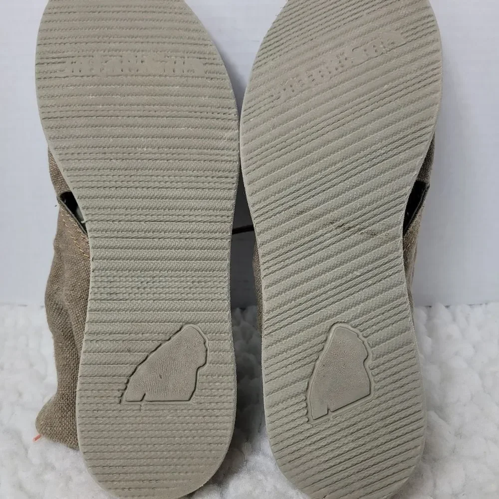 Santorisan Benirras Women's Size 10.5 Gray Leather Flat Walking Low Desert Boot